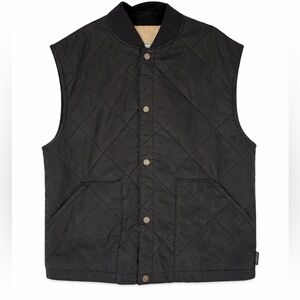 Sorel Quilted Nylon Black Snap Vest